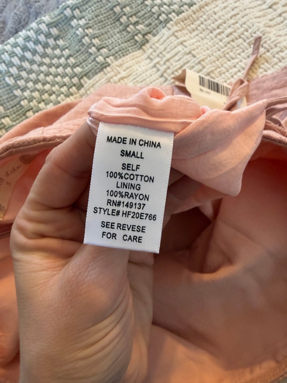 NWT Womens light pink Altar’d State skirt - Picture 8 of 8
